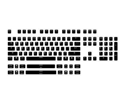 Klawiatura STEELSERIES PrismCaps (białe)